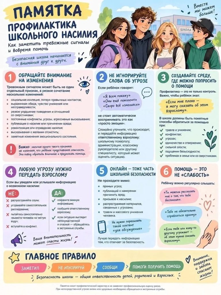 Профилактика школьного насилия